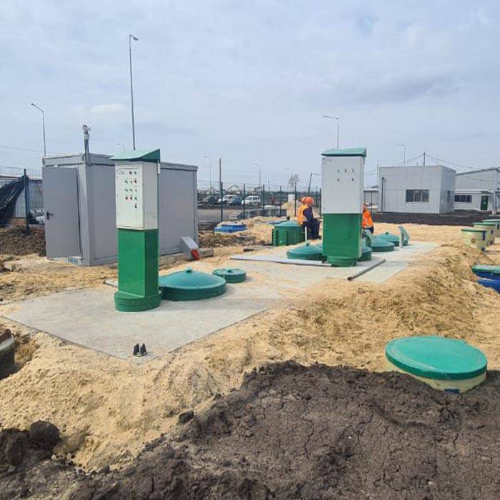 Хозяйственно-бытовой сток - 20 м3 в сутки, строительство ОС SYNGENTA, Елецкий р-н