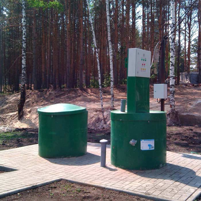 Хозяйственно-бытовой сток - 25 м3 в сутки, кинологический питомник, Нижегородская обл.