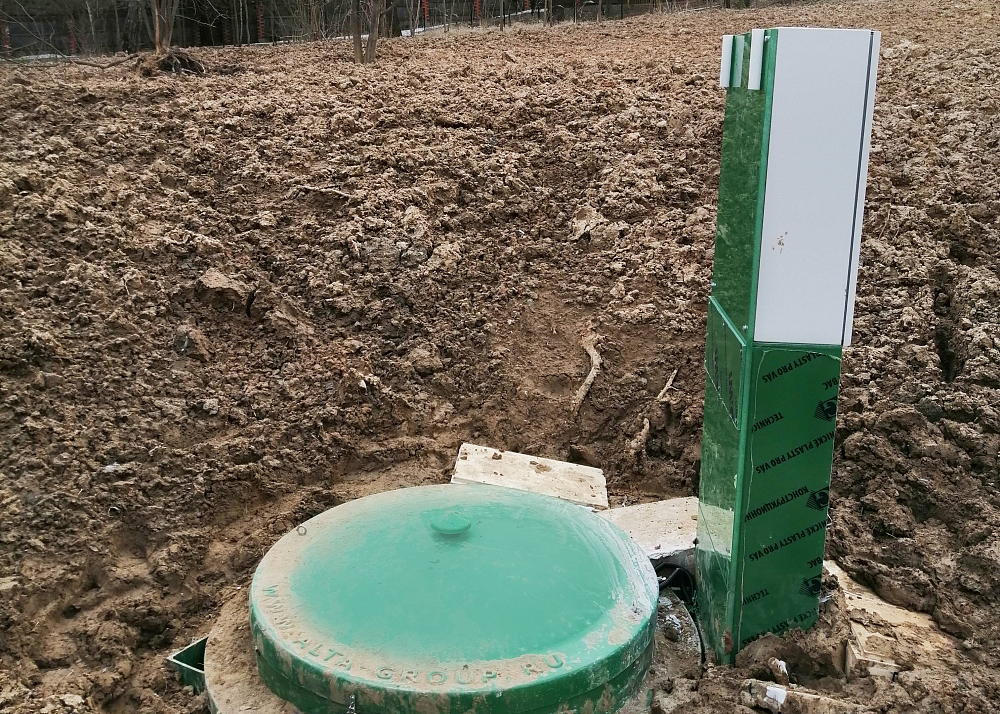 КНС для хозяйственно-бытовых стоков, МО, ООО "Бергхаус"