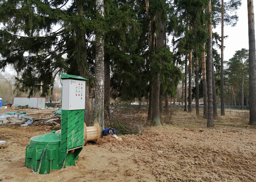 КНС для хозяйственно-бытовых стоков, МО, ООО "Бергхаус"