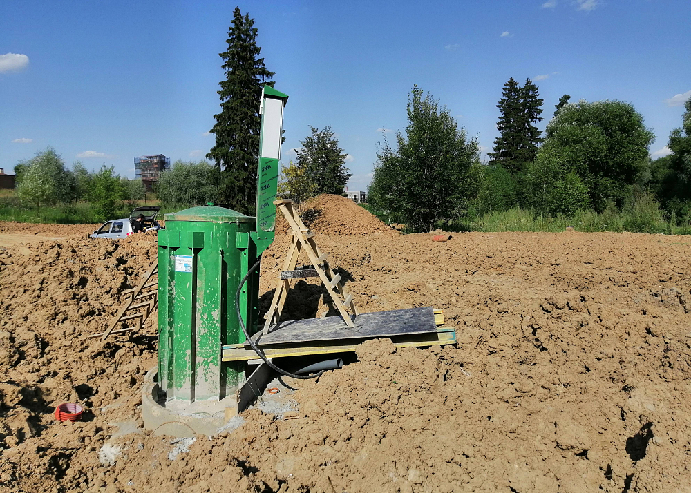 КНС для хозяйственно-бытовых стоков, МО, ООО "Бергхаус"