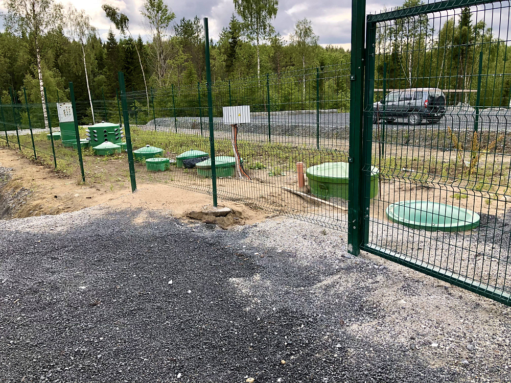 Хозяйственно-бытовой сток - 50 м3 в сутки, Горный парк "Рускеала", респ. Карелия